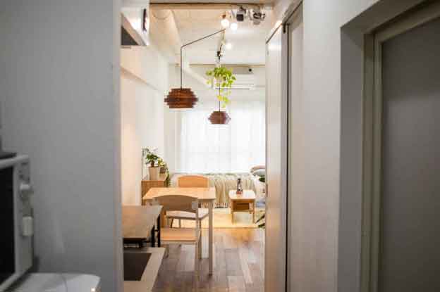 生活感あるワンルームマンションのハウススタジオ